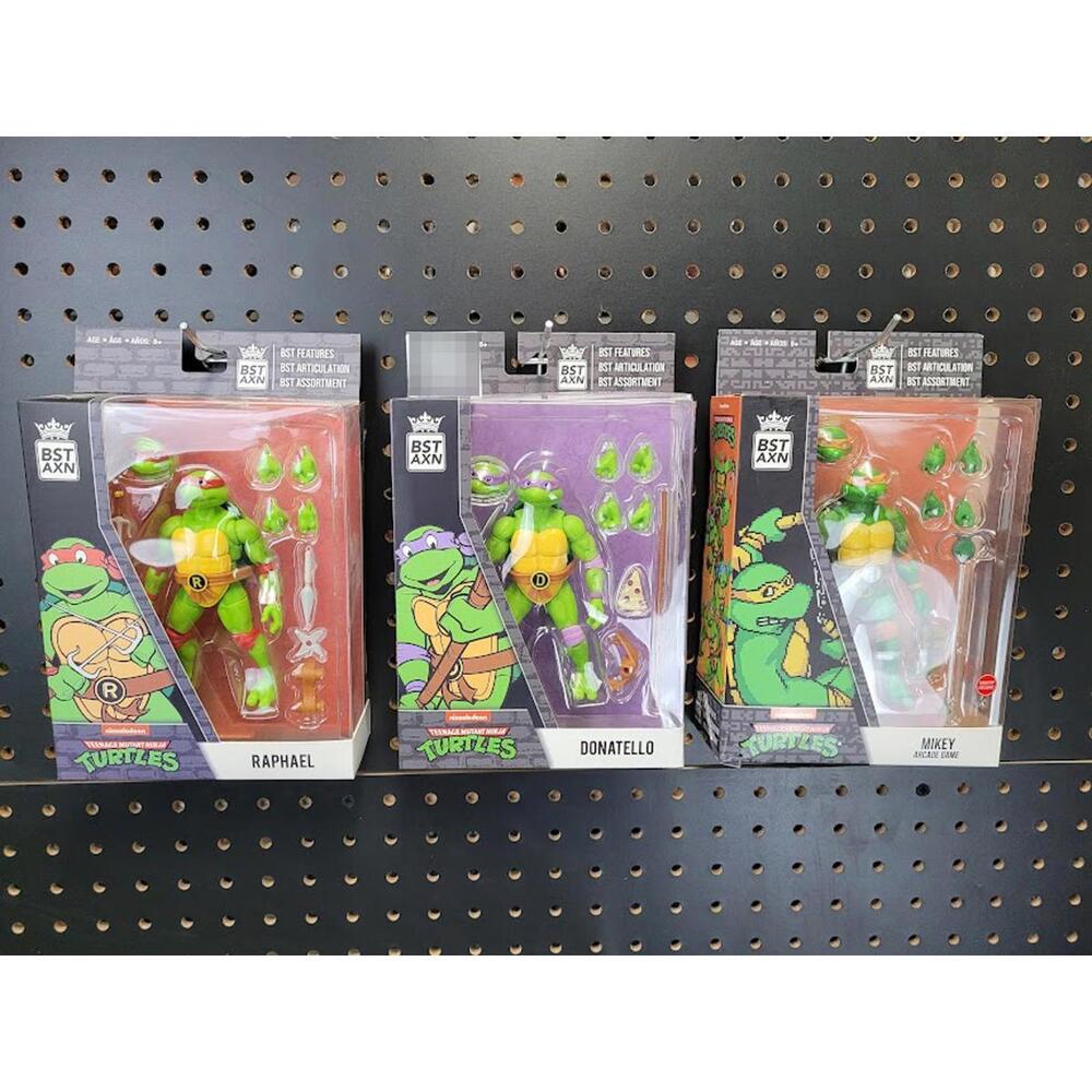 TMNT Action Figures Set - Raphael, Donatello & Mikey Fun!